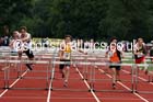 Mens and Boys hurdles at the Northern Inter-Counties under-17s and 15s at Witton Park, Blackburn. Photo: David T. Hewitson/Sports for All Pics
